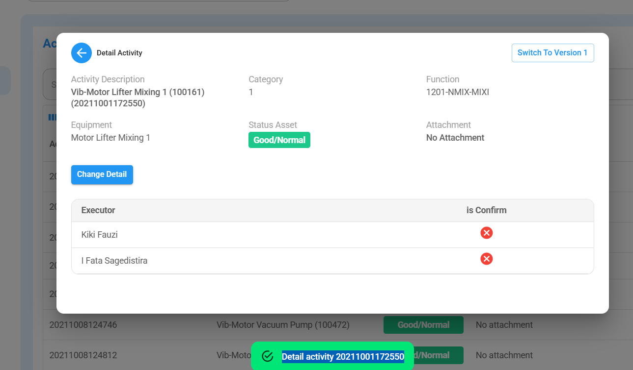 Inspection Revamp Dashboard